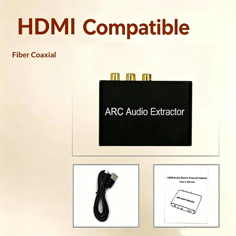 4K対応HDMI ARCオーディオ抽出器。SPDIF同軸L/ - Home Cinema Tv のレビューと価格