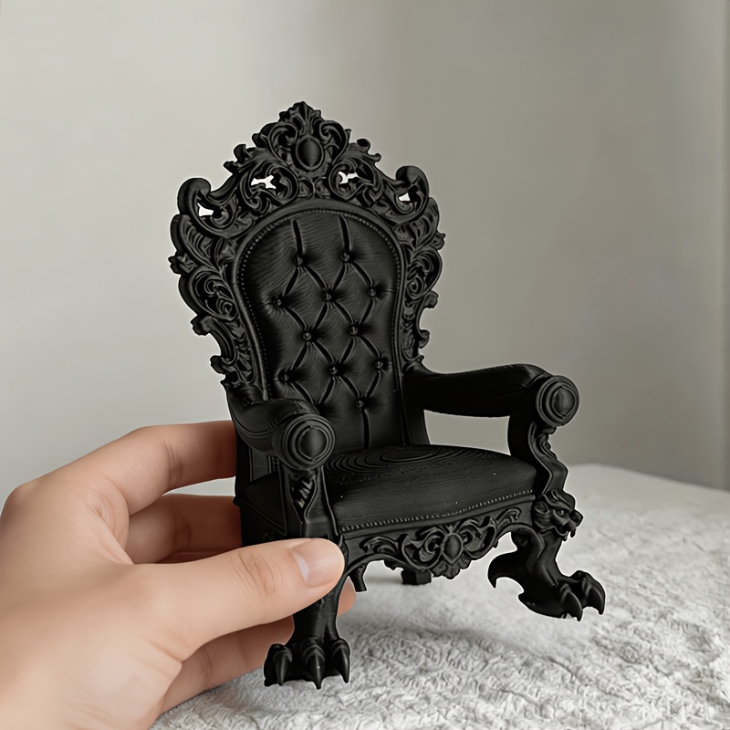 1個入りの高級王座モデル – ゴシック様式 – 深い茶色/黒 - Home Cinema Chairs のレビューと価格